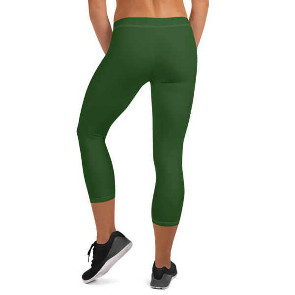 MIU Green Capri Leggings - Image 2