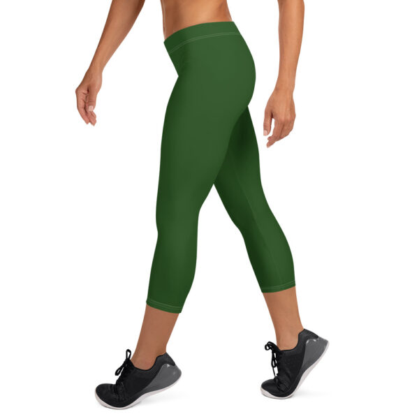 MIU Green Capri Leggings - Image 4