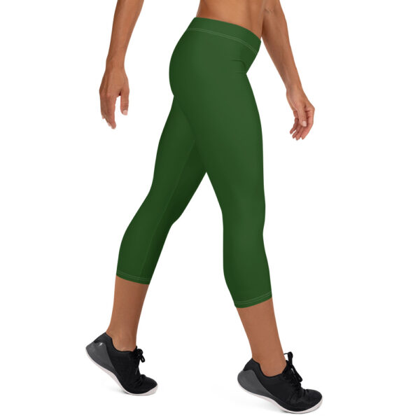 MIU Green Capri Leggings