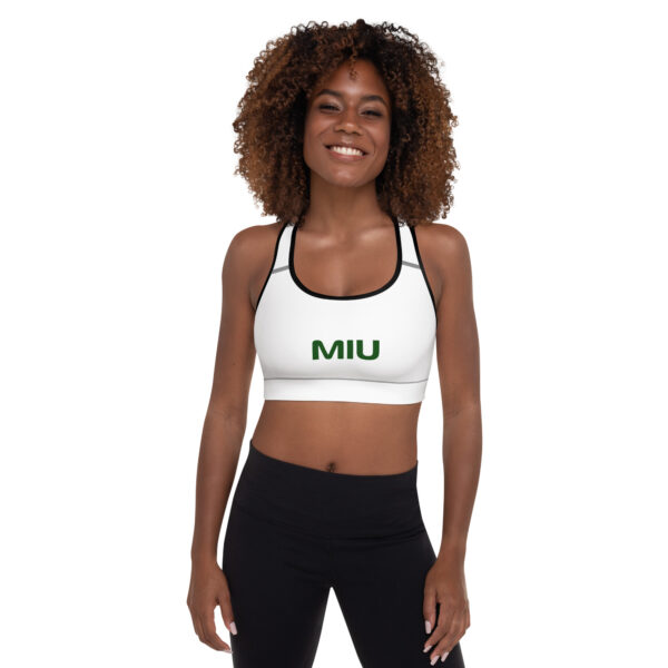 Green MIU Padded Sports Bra