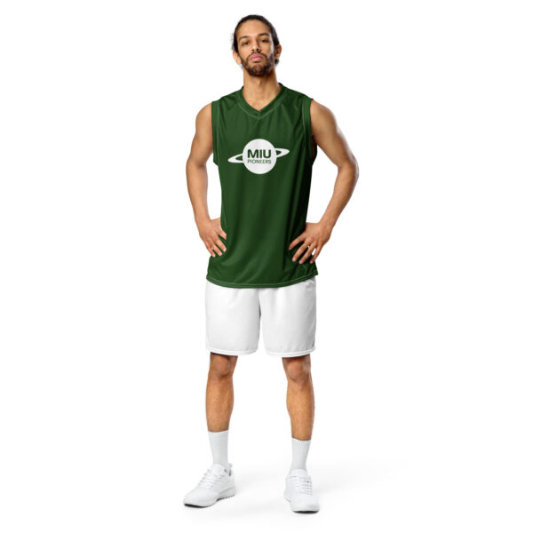 Pioneers Planet Recycled unisex basketball jersey