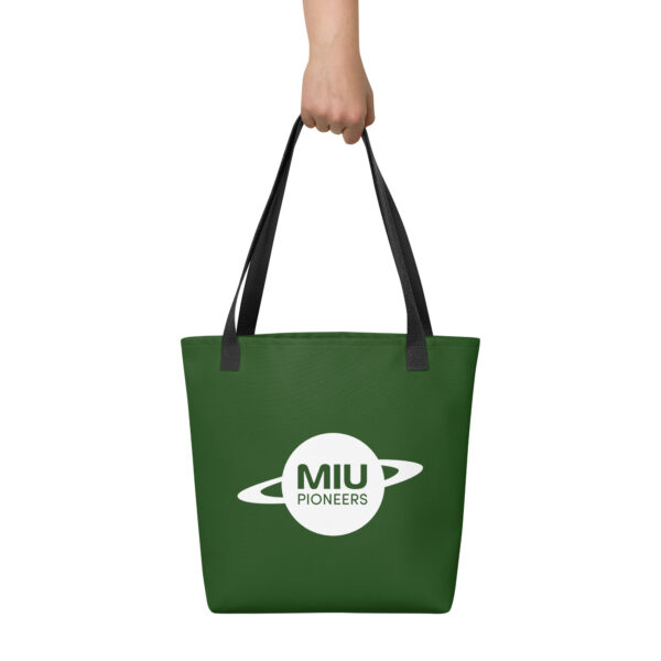 Green Tote bag - Planet logo