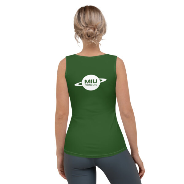 MIU Green Tank Top - Shani Logo on back - Image 2