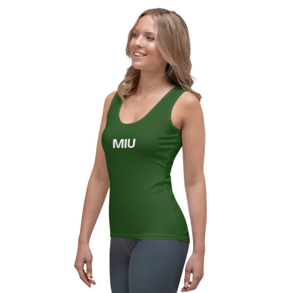 MIU Green Tank Top - Shani Logo on back - Image 3