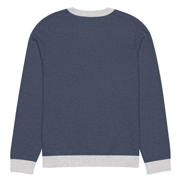 Navy Knitted crew neck sweater - Image 16