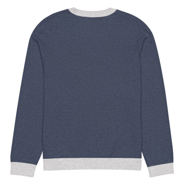 Navy Knitted crew neck sweater - Image 18