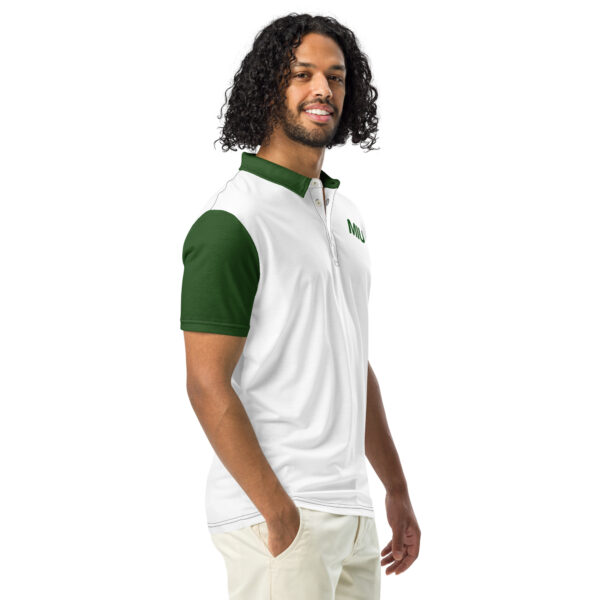 Men’s slim fit polo green green - Image 2