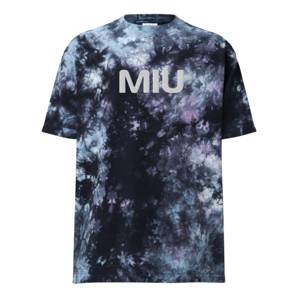 MIU Oversized tie-dye t-shirt