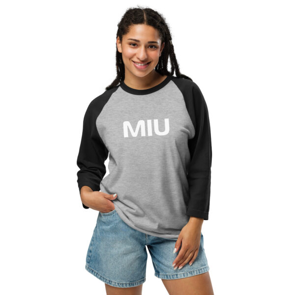 MIU 3/4 sleeve raglan shirt - Image 5