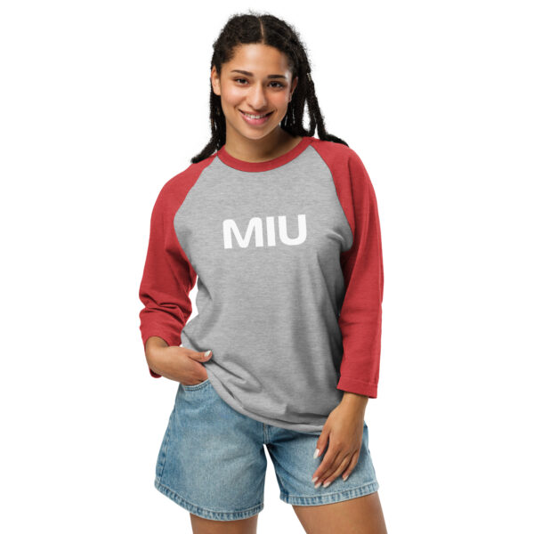 MIU 3/4 sleeve raglan shirt - Image 7