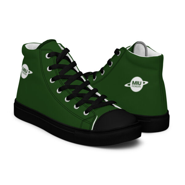 Women’s high top canvas shoes - Planet Logo - Image 2