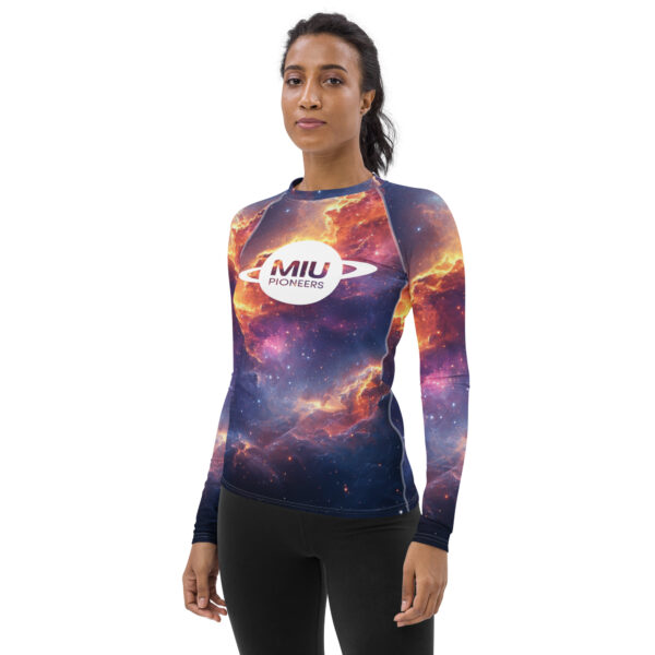 Women's Cosmic Rash Guard - Image 3