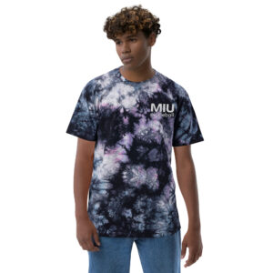 Oversized MIU Pickleball tie-dye t-shirt